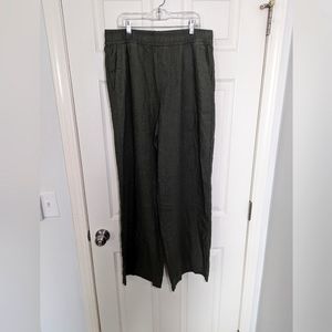 Old Navy wide leg linen pants